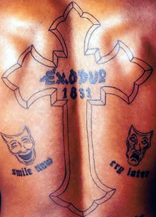 “Exodus 1831” tattoo